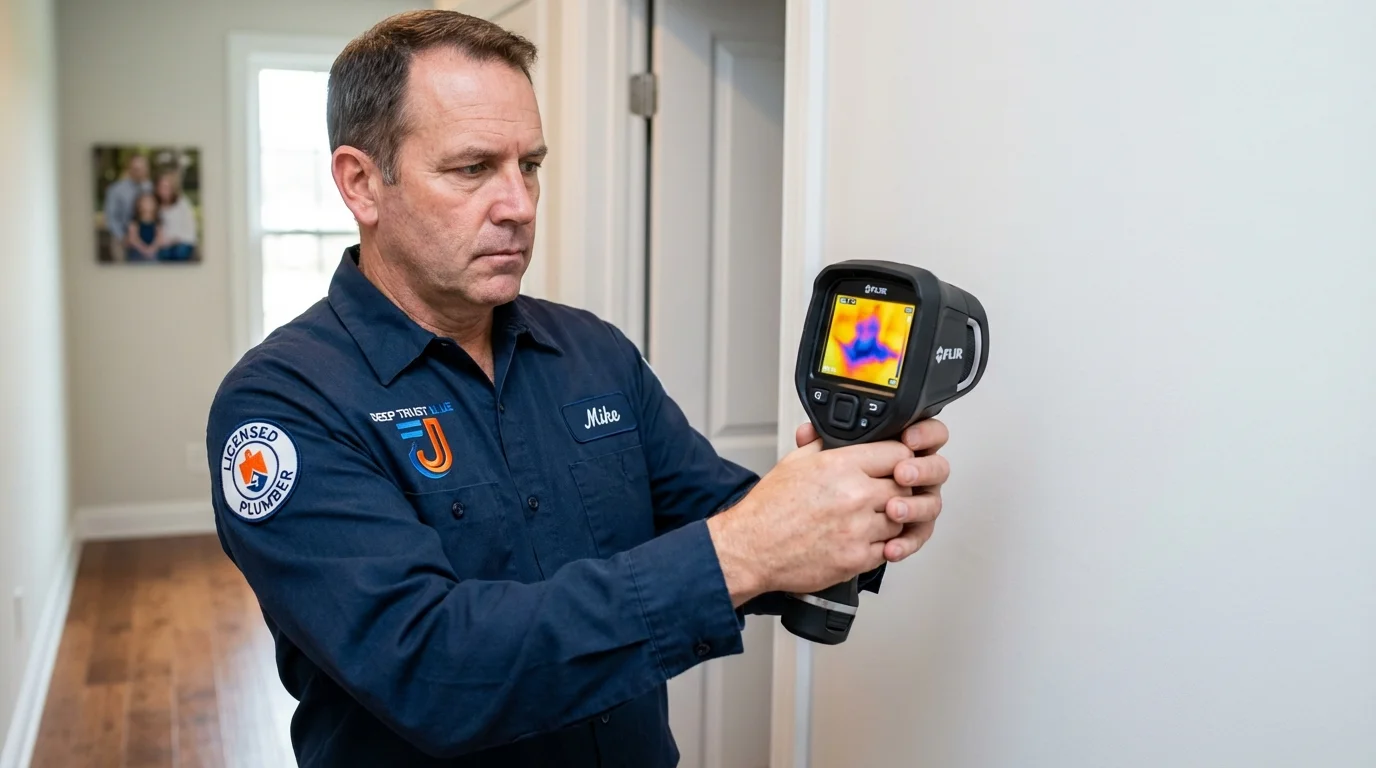 Thermal imaging leak detection by Johns Plumbing LLC in White House